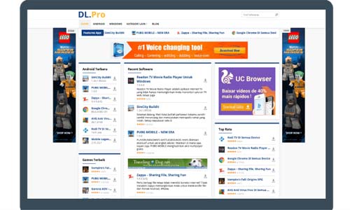 Dlpro v1.1.3 WordPress Theme for Downloading APKs and Software