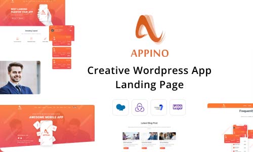 Appino v1.5.1 Creative WordPress App Landing Page