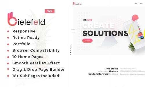 Bielefeld v2.9 Multipurpose Creative Portfolio WordPress Theme