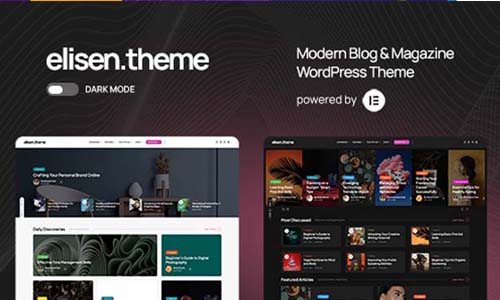 Elisen v1.6.4 Blog & Magazine WordPress Theme