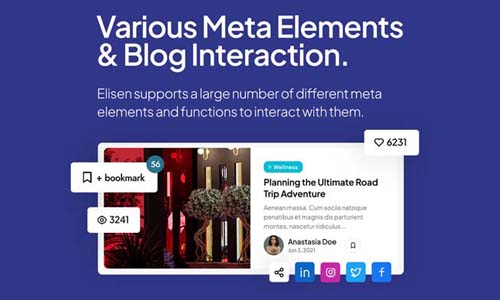 Elisen v1.6.4 Blog & Magazine WordPress Theme