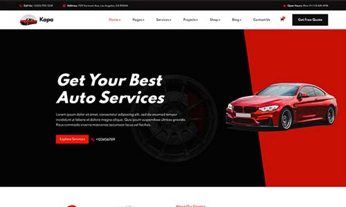 Kapa v1.8.0 Car Repair & Auto Services Elementor WordPress Theme