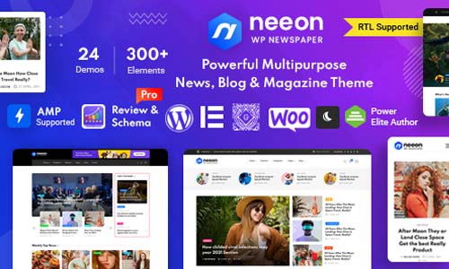 Neeon v3.0.7 WordPress News Magazine Theme