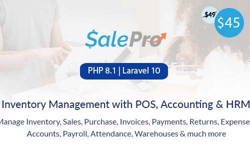 SalePro v5.3.0 POS, Inventory Management System, HRM & Accounting