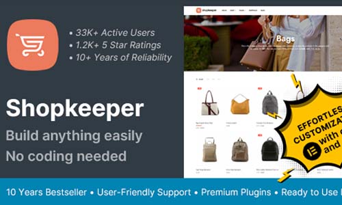 Shopkeeper v4.6 Multi-Purpose WooCommerce Theme