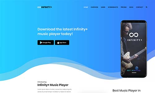 Unfinity v1.3.3 One Page WordPress