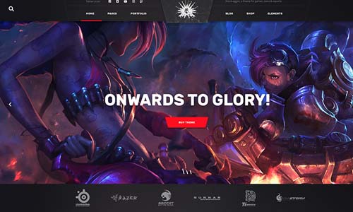 PlayerX v2.2 – A High-powered Theme for Gaming and eSports