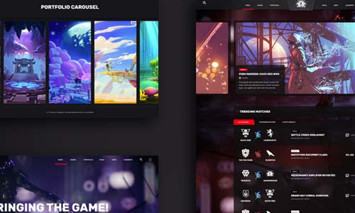 PlayerX v2.2 – A High-powered Theme for Gaming and eSports